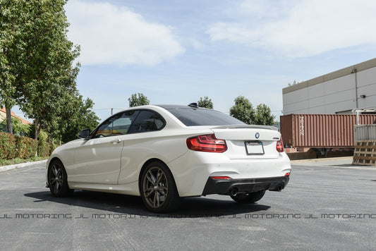 BMW F22 2 Series M Sport M235 Carbon Fiber Rear Diffuser