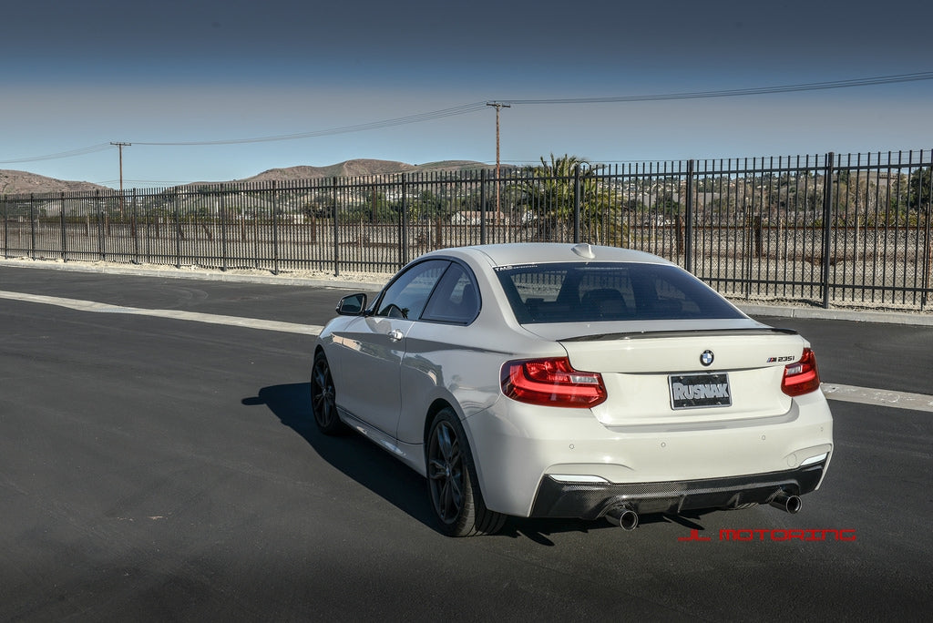 BMW F22 2 Series M Sport M235 Carbon Fiber Rear Diffuser - JL Motoring