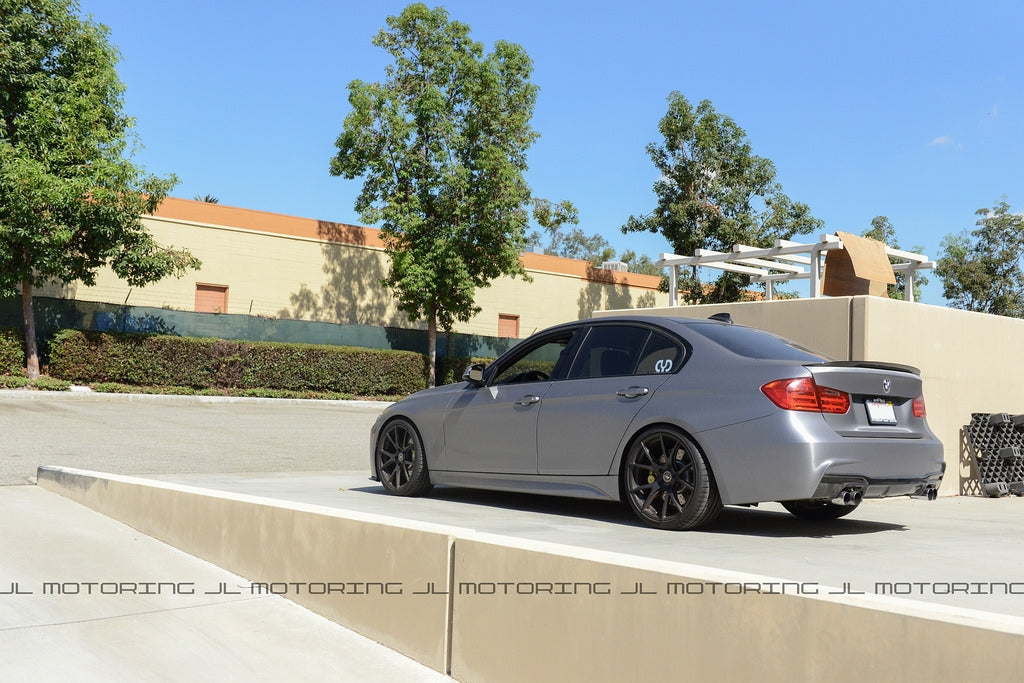 BMW F30 3 Series M Sport 3D Carbon Fiber Rear Diffuser