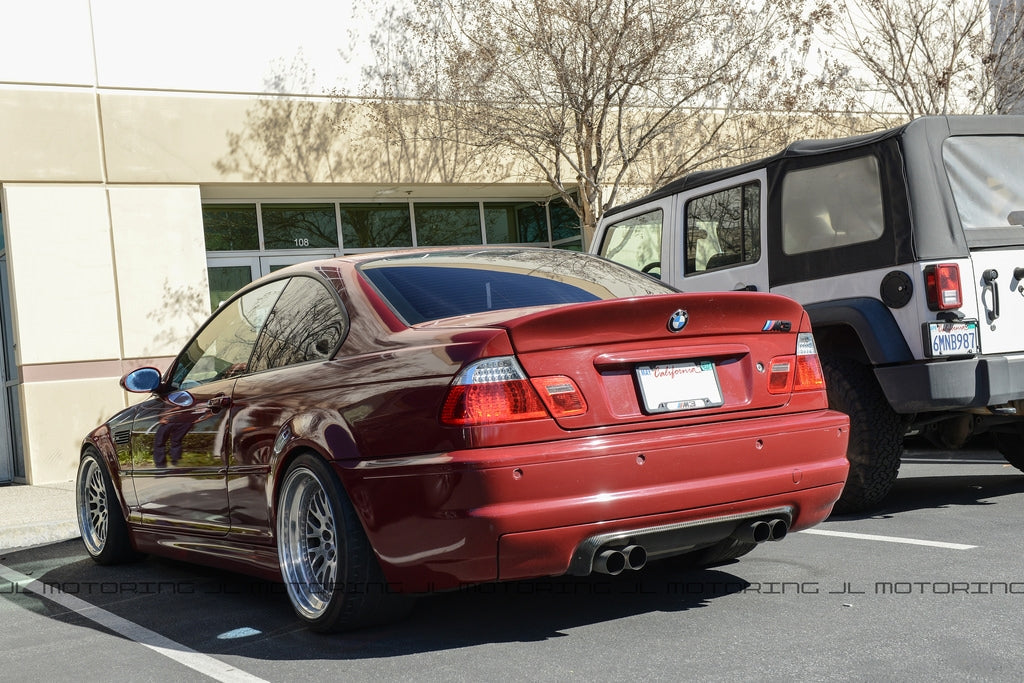 BMW E46 M3 CSL Style Carbon Fiber Rear Diffuser