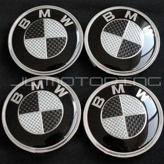 BMW Carbon Fiber Wheel Caps - JL Motoring