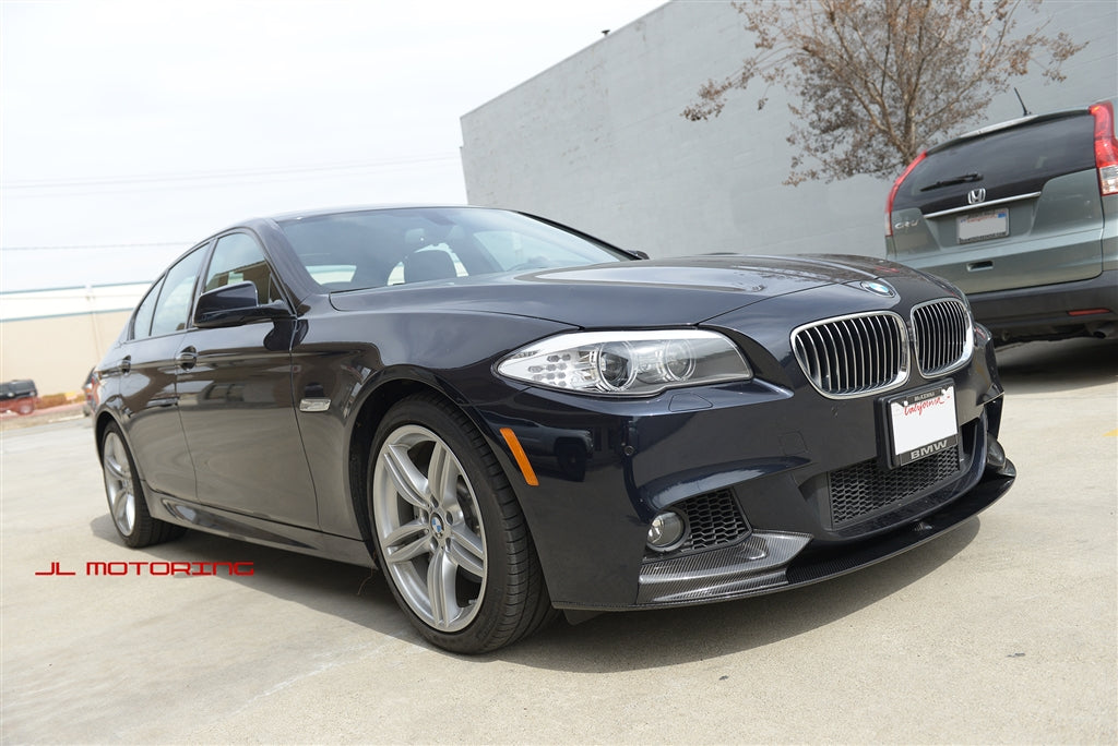 BMW F10 5 Series M Sport Carbon Fiber Front Spoiler - JL Motoring
