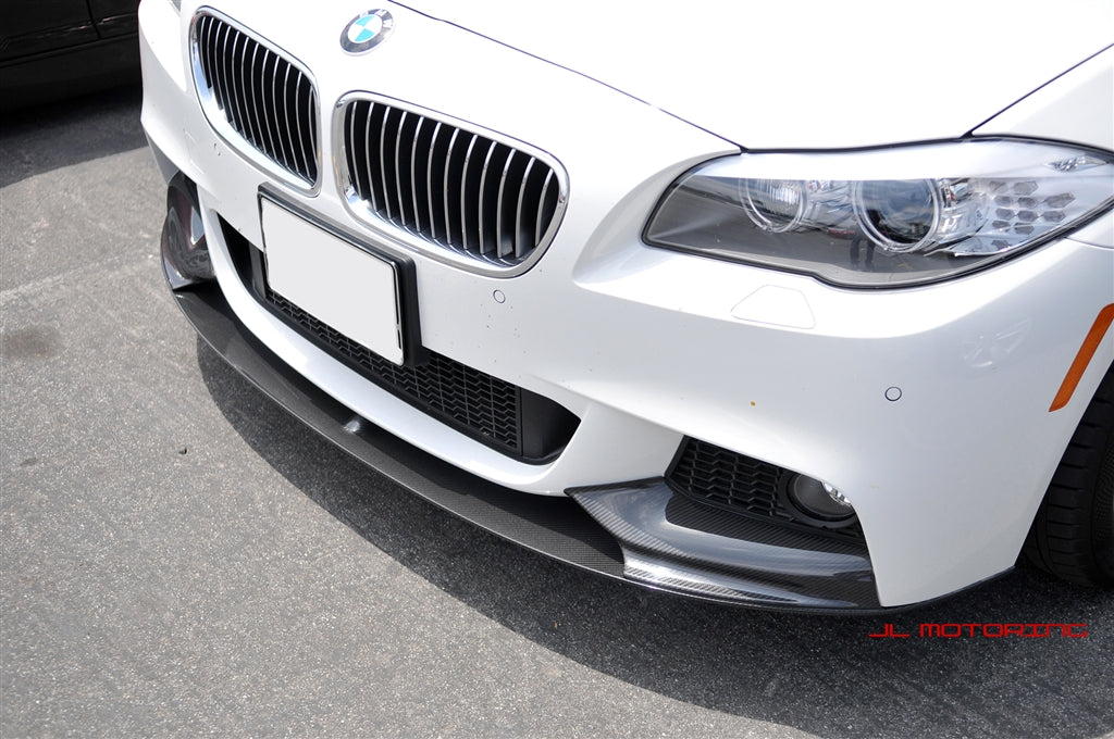BMW F10 5 Series M Sport Carbon Fiber Front Spoiler - JL Motoring