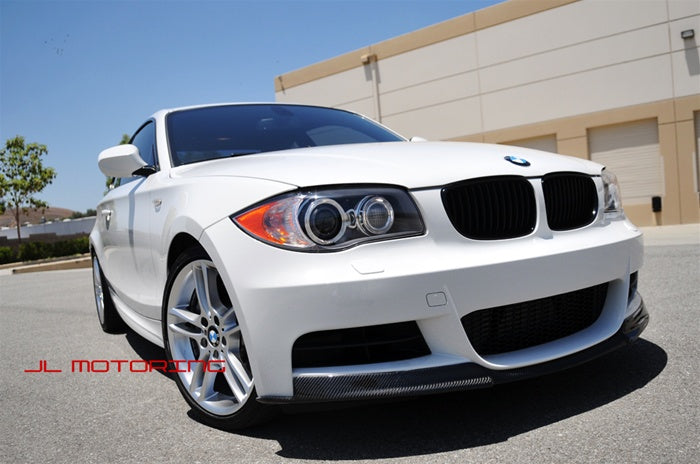 BMW E82 E88 M Tech Carbon Fiber Front Lip - JL Motoring