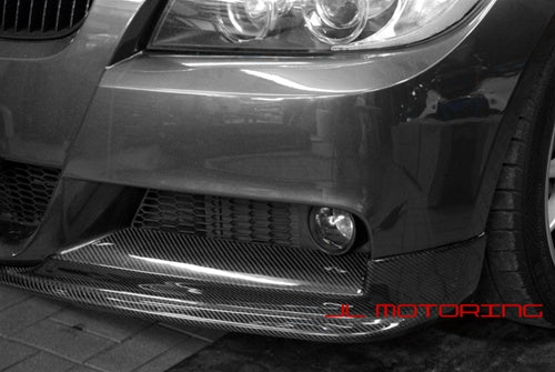 BMW E90 E91 3 Series M Sport 3D Style Carbon Fiber Front Lip