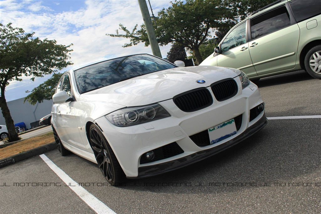 BMW E90 E91 3 Series LCI M Sport Carbon Fiber Front Lip
