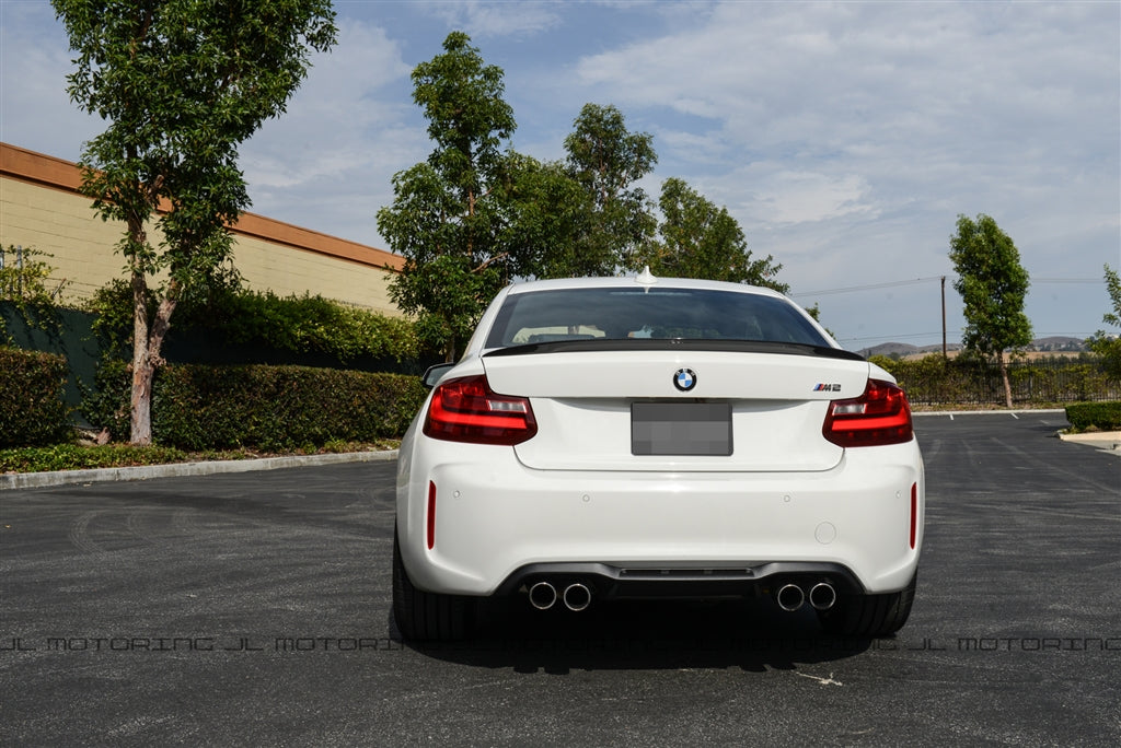 BMW F22 2 Series 228 M235 M2 Performance Carbon Fiber Trunk Spoiler