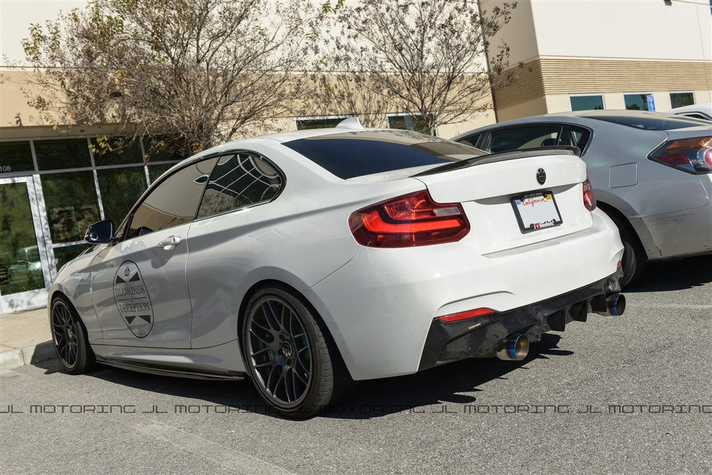 BMW F22 2 Series 228 M235 M2 Performance Carbon Fiber Trunk Spoiler