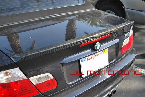 BMW E46 3 Series Convertible Carbon Fiber Trunk Spoiler