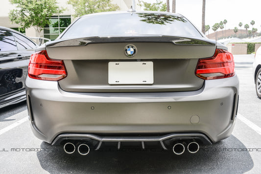 BMW F87 M2 Carbon Fiber Rear Diffuser