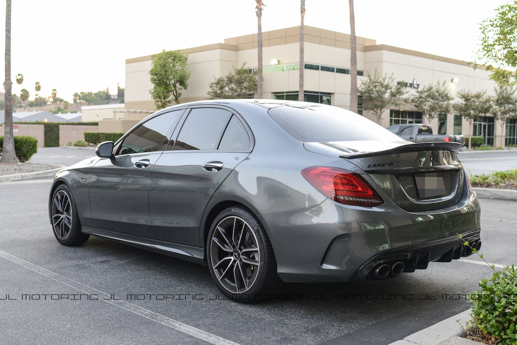 Mercedes W205 C Class GTX Carbon Fiber Trunk Spoiler