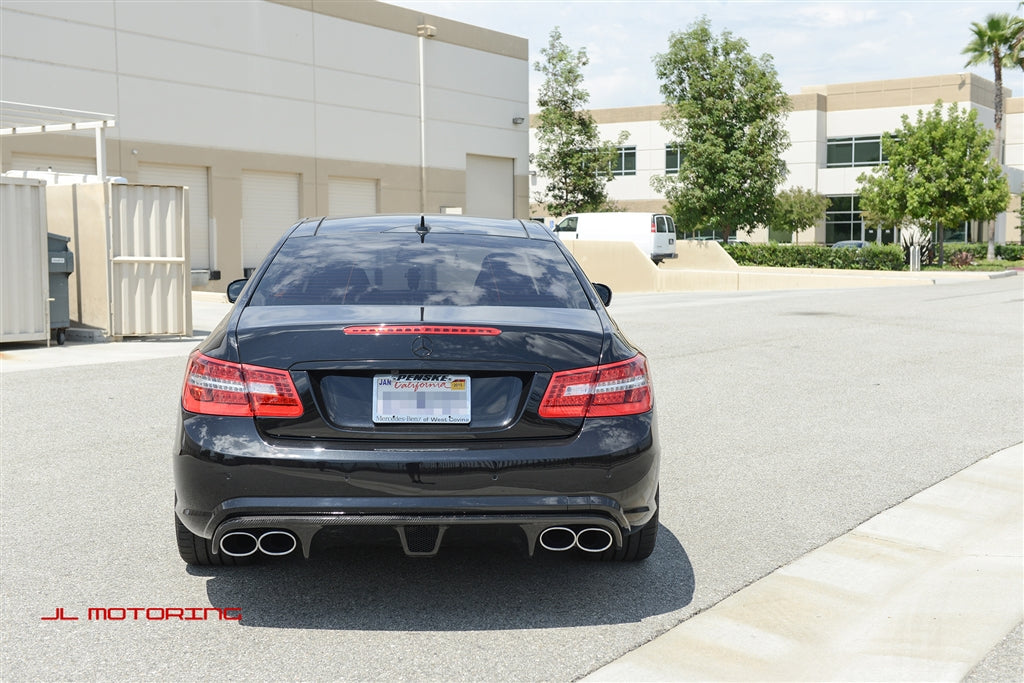 Mercedes Benz W207 E350 E550 Coupe Carbon Fiber Rear Diffuser
