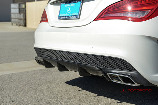 Mercedes Benz C117 CLA 45 AMG Carbon Fiber Rear Diffuser