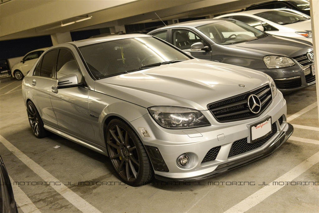Mercedes Benz W204 C63 AMG Carbon Fiber Front Lip