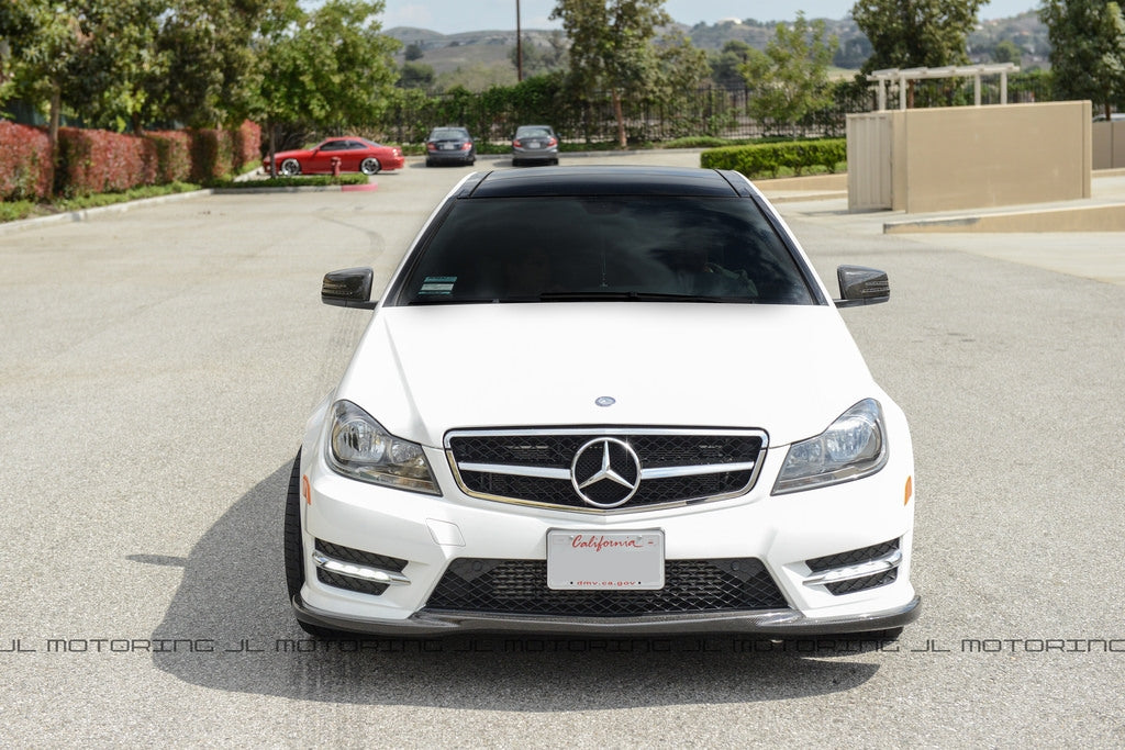Mercedes Benz W204 C Class Carbon Fiber Front Lip