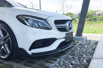 Mercedes Benz W205 C63 C63S AMG Carbon Fiber Front Lip