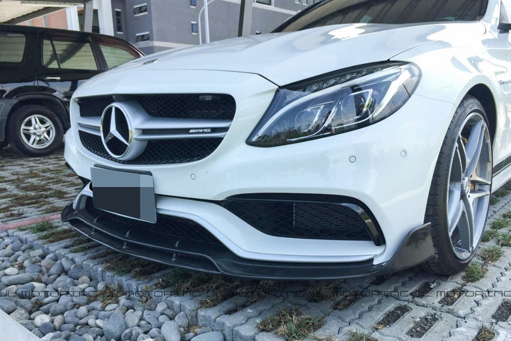 Mercedes Benz W205 C63 C63S AMG Carbon Fiber Front Lip