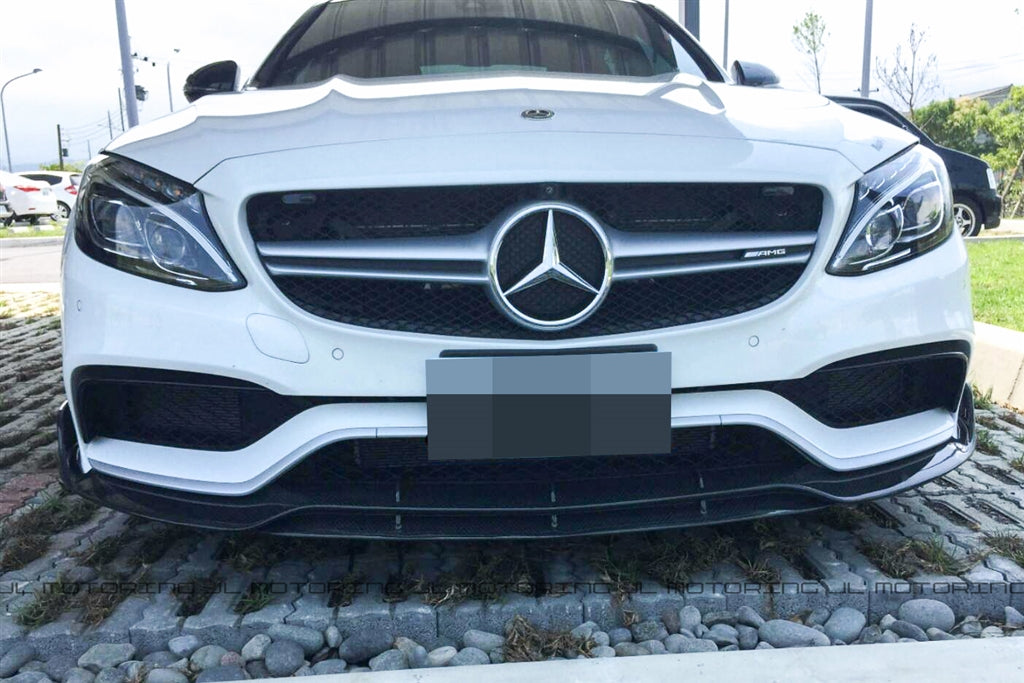 Mercedes Benz W205 C63 C63S AMG Carbon Fiber Front Lip