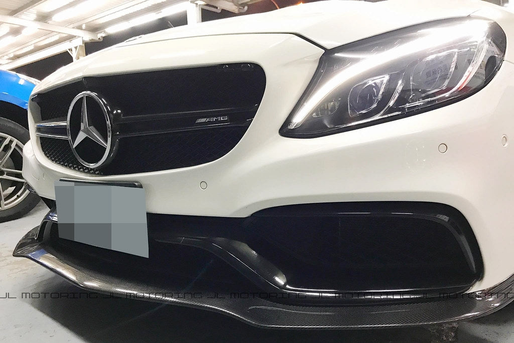 Mercedes Benz W205 C63 C63S AMG GTX Carbon Fiber Front Lip
