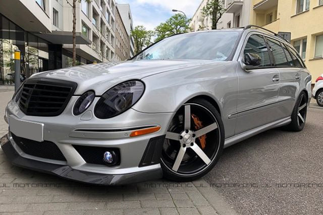 Mercedes W211 E63 AMG Carbon Fiber Front Lip