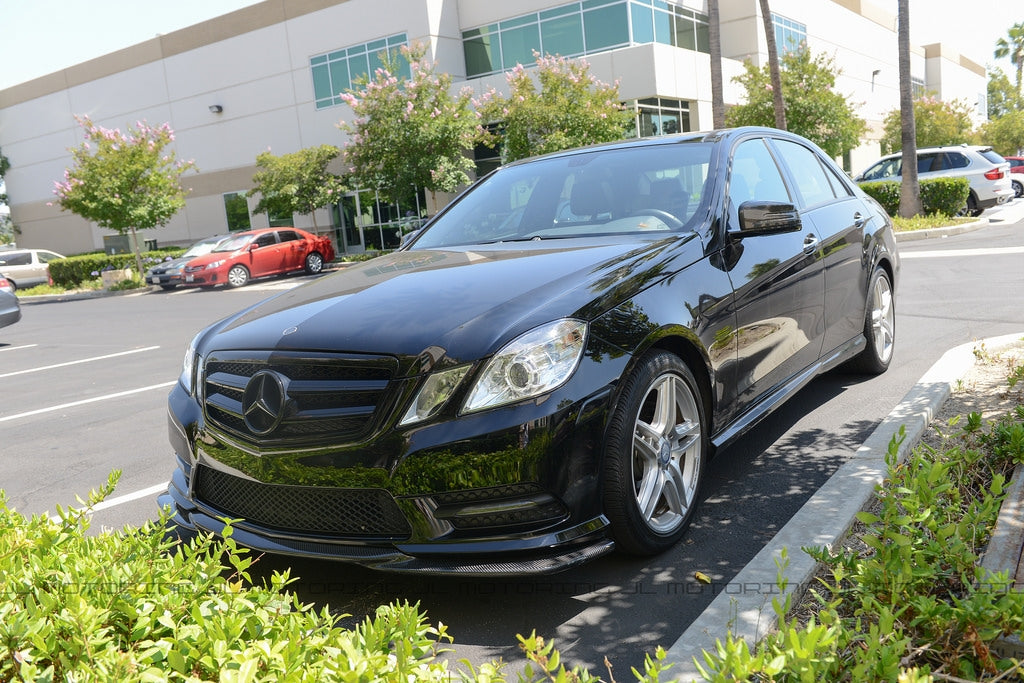 Mercedes Benz W212 E350 E550 Carbon Fiber Front Lip