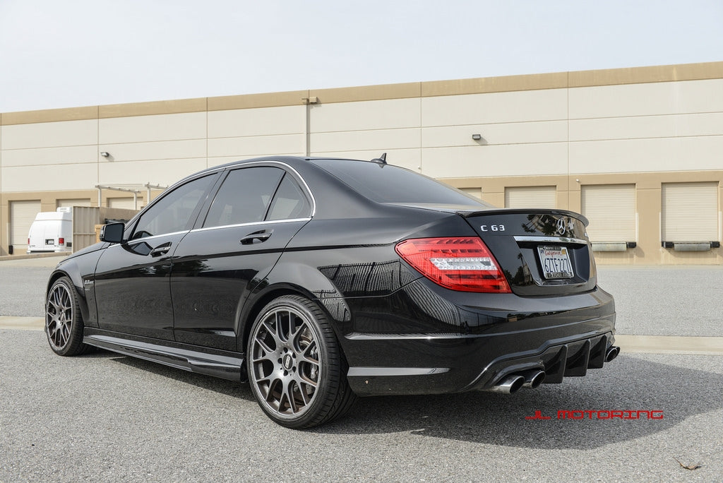 Mercedes Benz W204 C63 Carbon Fiber Side Skirts