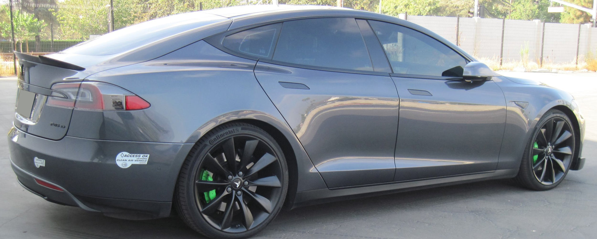 Tesla Model S Carbon Fiber Trunk Spoiler