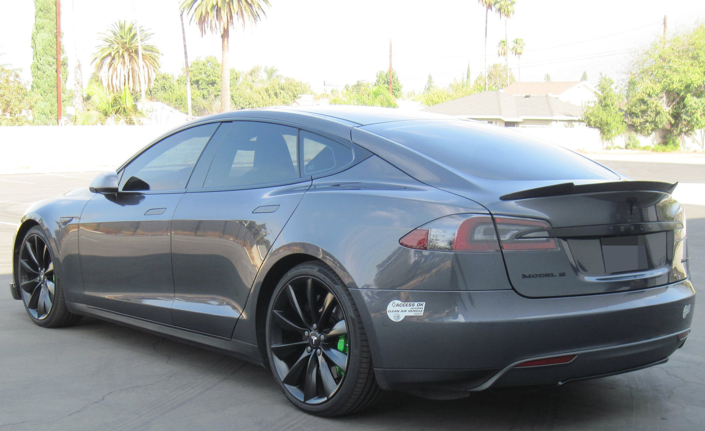 Tesla Model S Carbon Fiber Trunk Spoiler