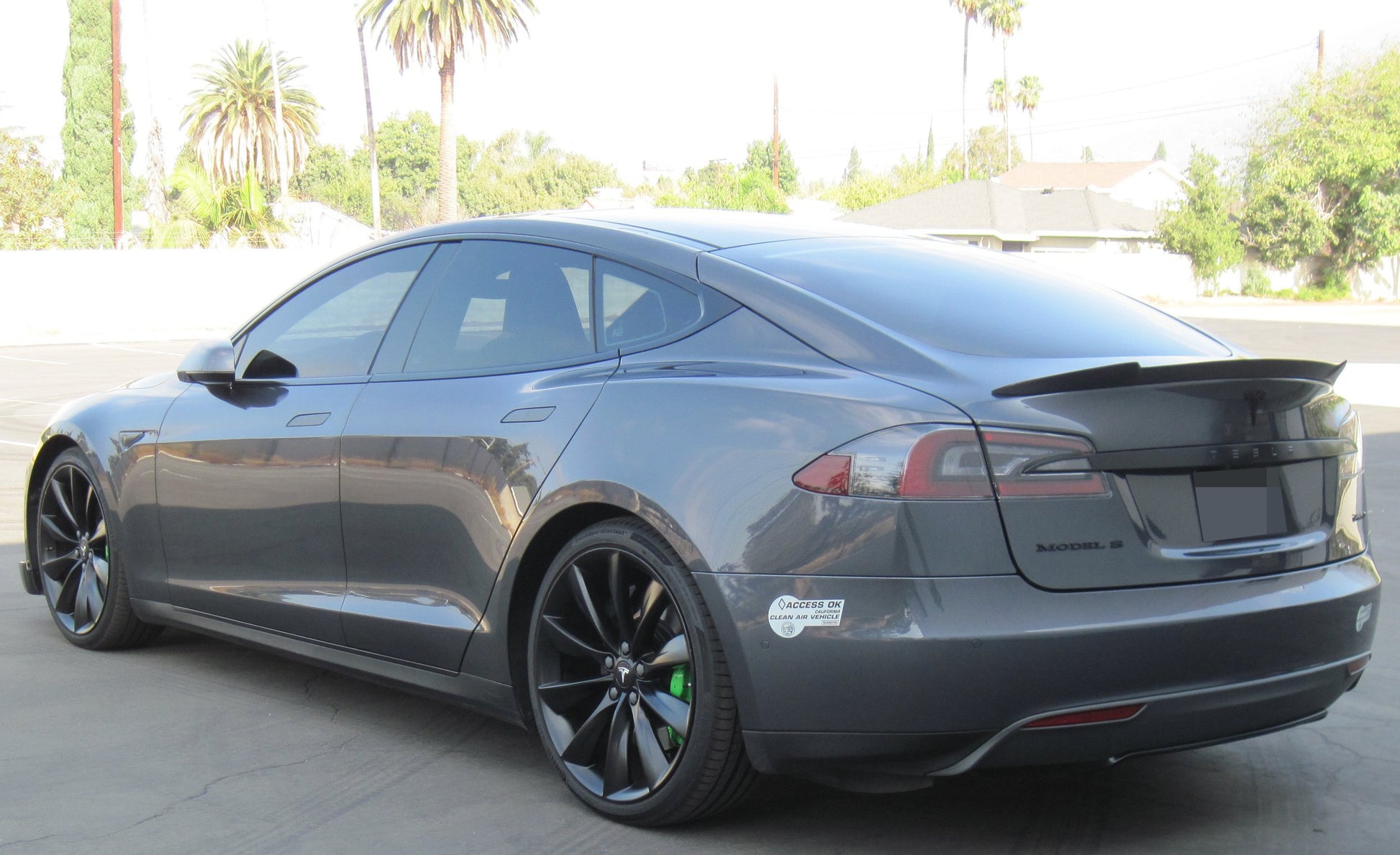 Tesla Model S Carbon Fiber Trunk Spoiler